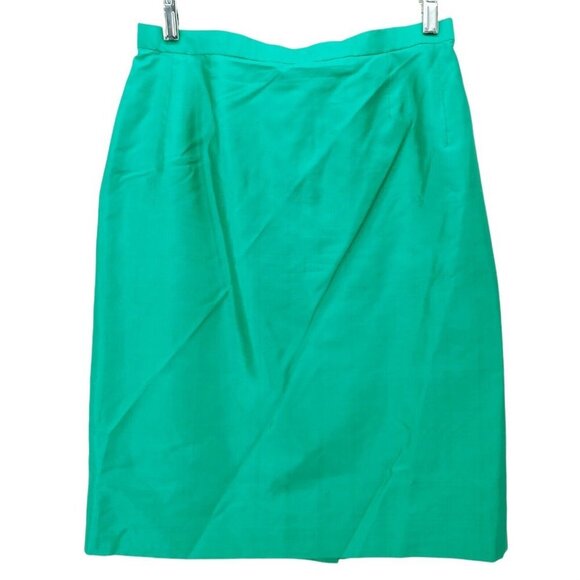 Vintage Tailored 3 Piece Green Gold Floral Set Outfit Size Medium? Custom Made - Picture 6 of 9